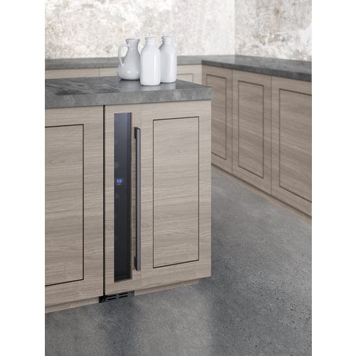 Summit Wine Cellar Summit SWC007PNRLHD | 6" Wide Built-In Wine Cellar | ADA Height