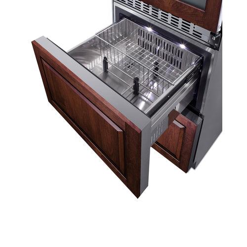 Summit Wine Cellar Summit SWCDAF24PNR 24&quot; Dual-Zone Wine Cellar and All-Freezer