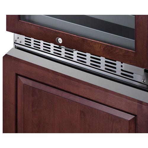 Summit Wine Cellar Summit SWCDAR24PNR 24" Dual-Zone Wine Cellar and All-Refrigerator