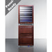 Summit Wine Cellar Summit SWCDAR24PNR 24" Dual-Zone Wine Cellar and All-Refrigerator