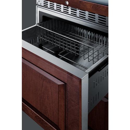 Summit Wine Cellar Summit SWCDAR24PNR 24&quot; Dual-Zone Wine Cellar and All-Refrigerator