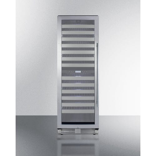 Summit Summit SWCP2163CSSLH | 24" Wide Dual-Zone Wine Cellar