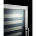 Summit Summit SWCP2163CSSLH | 24" Wide Dual-Zone Wine Cellar