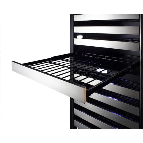 Summit Summit SWCP2163CSSLH | 24" Wide Dual-Zone Wine Cellar