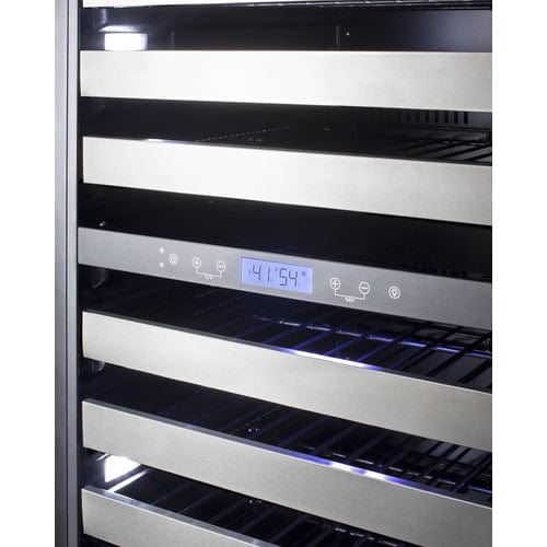 Summit Summit SWCP2163CSSLH | 24" Wide Dual-Zone Wine Cellar