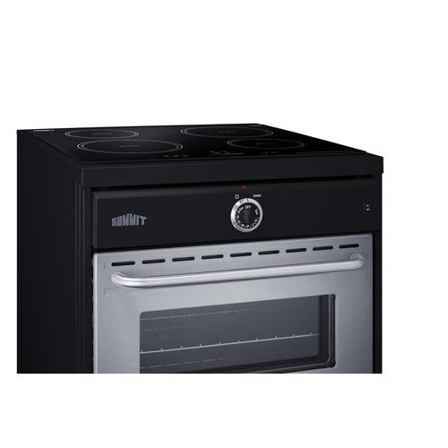 Summit Induction Range Summit TEM665BW 24&quot; Wide Induction Range