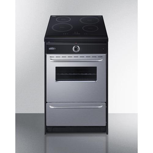 Summit Induction Range Summit TEM665BW 24&quot; Wide Induction Range