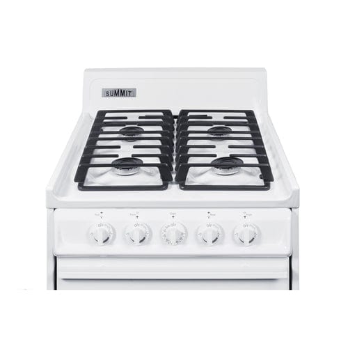 Summit Refrigerators Summit WTM1107IS | 20" Wide Gas Range, Sealed Burners