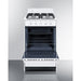 Summit Refrigerators Summit WTM1107IS | 20" Wide Gas Range, Sealed Burners
