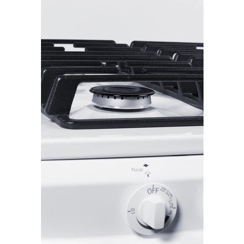 Summit Refrigerators Summit WTM1107ISW | 20" Wide Gas Range, Sealed Burners