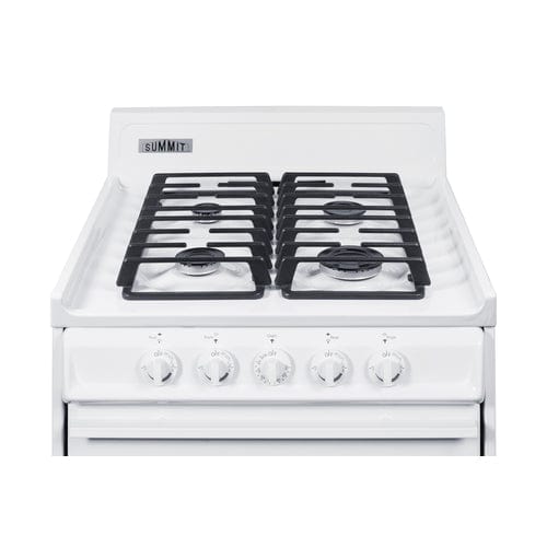 Summit Refrigerators Summit WTM6107IS | 24" Wide Gas Range, Sealed Burners