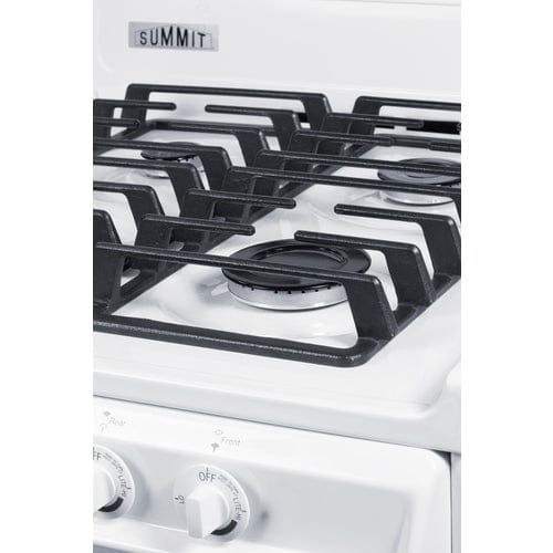 Summit Refrigerators Summit WTM6107IS | 24" Wide Gas Range, Sealed Burners