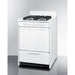 Summit Refrigerators Summit WTM6107IS | 24" Wide Gas Range, Sealed Burners