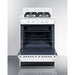 Summit Refrigerators Summit WTM6107IS | 24" Wide Gas Range, Sealed Burners