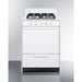 Summit Refrigerators Summit WTM6107IS | 24" Wide Gas Range, Sealed Burners