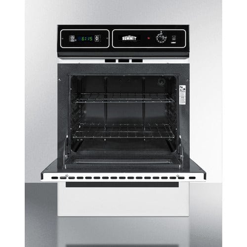 Summit Electric Oven Summit WTM7212KW | 24" Wide Gas Wall Oven