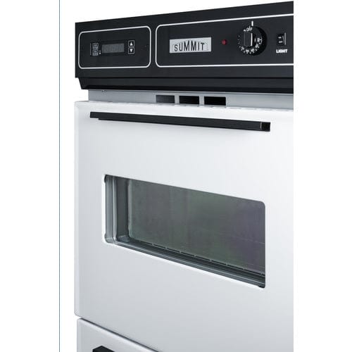Summit Electric Oven Summit WTM7212KW | 24" Wide Gas Wall Oven