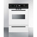 Summit Electric Oven Summit WTM7212KW | 24" Wide Gas Wall Oven