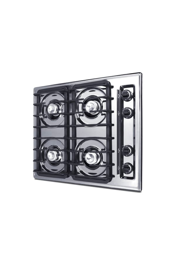 Summit Microwave Summit ZNL033I | 24" Wide 4-Burner Gas Cooktop
