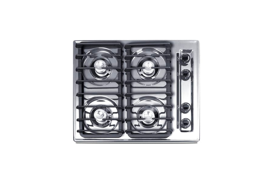 Summit Microwave Summit ZNL033I | 24" Wide 4-Burner Gas Cooktop