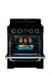 Summit Induction Range Unique UNQ-30CR IC B | 30" Classic Retro Induction Range Midnight Black