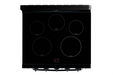 Summit Induction Range Unique UNQ-30CR IC B | 30" Classic Retro Induction Range Midnight Black