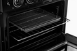 Summit Induction Range Unique UNQ-30CR IC B | 30" Classic Retro Induction Range Midnight Black