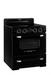 Summit Induction Range Unique UNQ-30CR IC B | 30" Classic Retro Induction Range Midnight Black