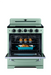 Summit Induction Range Unique UNQ-30CR IC LG | 30" Classic Retro Induction Range Summer Mint Green
