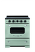 Summit Induction Range Unique UNQ-30CR IC LG | 30" Classic Retro Induction Range Summer Mint Green