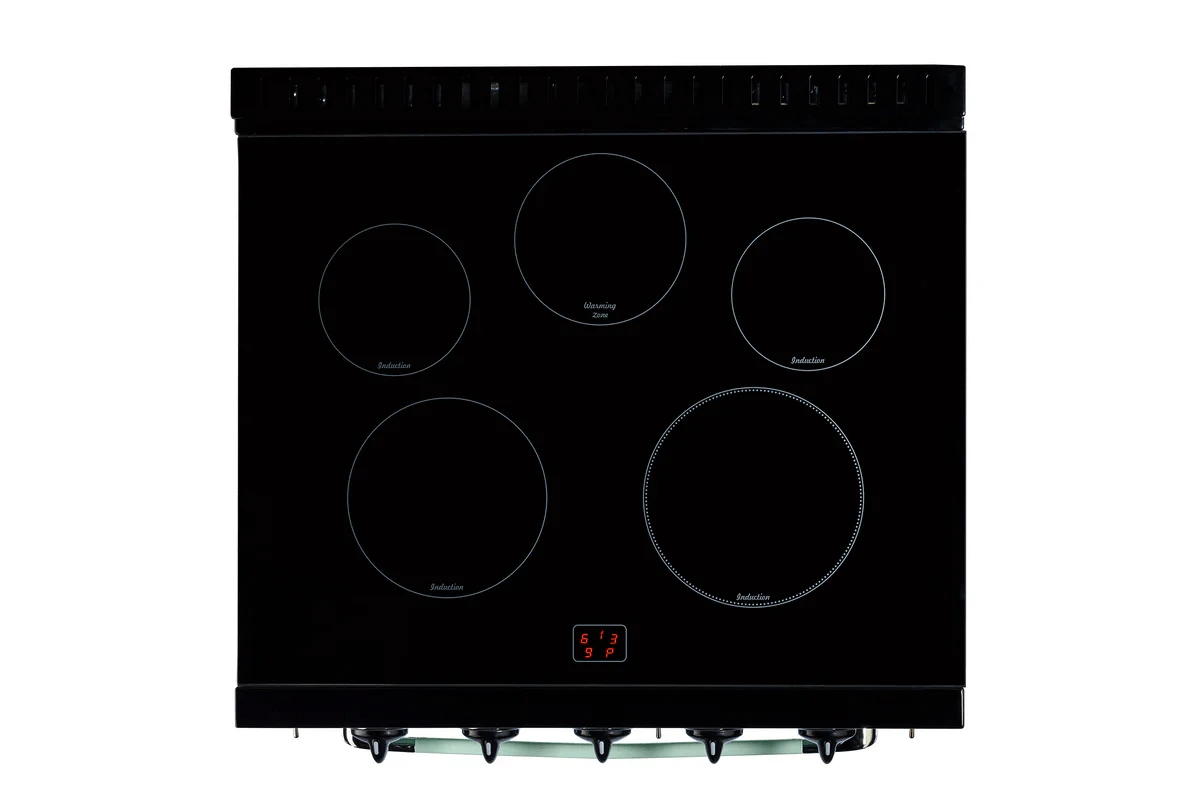 Summit Induction Range Unique UNQ-30CR IC LG | 30" Classic Retro Induction Range Summer Mint Green