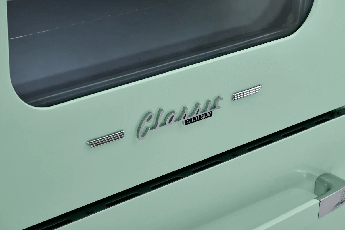 Summit Induction Range Unique UNQ-30CR IC T | 30" Classic Retro Induction Range Ocean Mist Turquoise