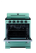 Summit Induction Range Unique UNQ-30CR IC T | 30" Classic Retro Induction Range Ocean Mist Turquoise
