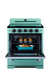 Summit Induction Range Unique UNQ-30CR IC T | 30" Classic Retro Induction Range Ocean Mist Turquoise