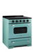 Summit Induction Range Unique UNQ-30CR IC T | 30" Classic Retro Induction Range Ocean Mist Turquoise