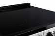 Summit Induction Range Unique UNQ-30CR IC W | 30" Classic Retro Induction Range Marshmallow White