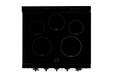 Summit Induction Range Unique UNQ-30CR IC W | 30" Classic Retro Induction Range Marshmallow White