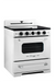 Summit Induction Range Unique UNQ-30CR IC W | 30" Classic Retro Induction Range Marshmallow White