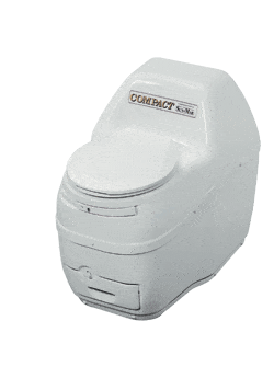 Sun-Mar Composting Toilets and Supplies White Sun-Mar Compact Electric Medium Capacity Composting Toilet