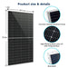 Sungold Power Solar Panels 460 Watt Bifacial Perc Solar Panel - Free Shipping!