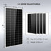Sungold Power Solar Kit 3000W 24V Inverter 120V Output Lithium Battery 800 Watt Solar Panel SGKT-3PRO - Free Shipping!
