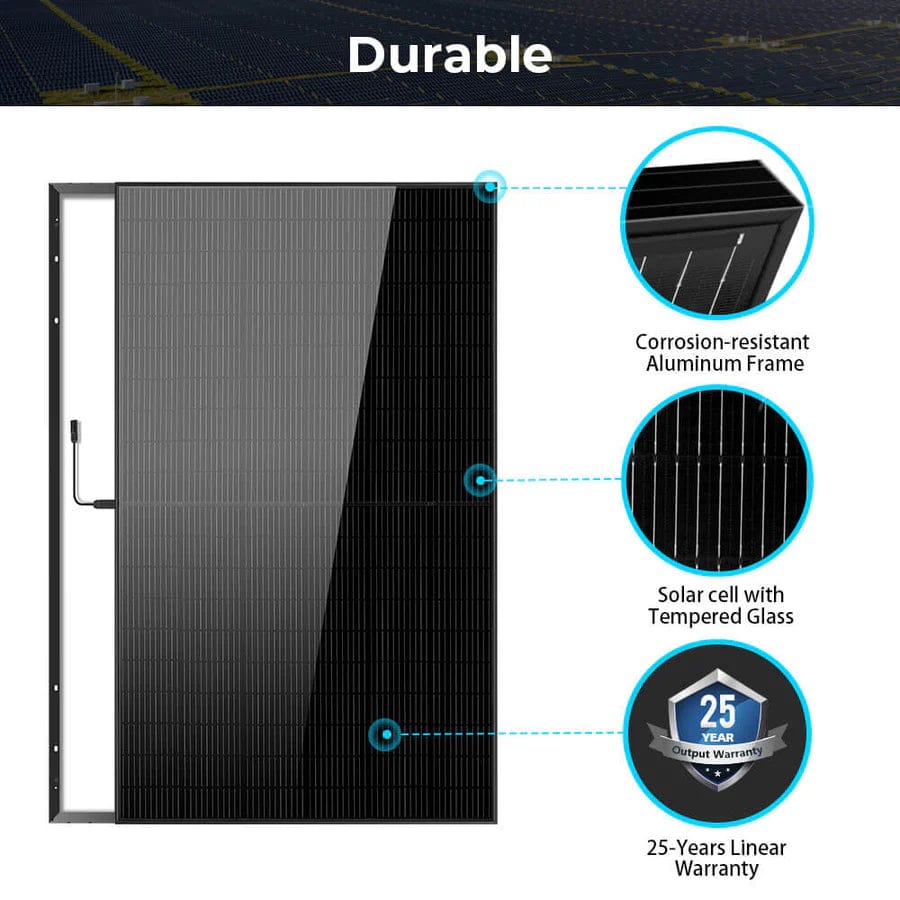 Sungold Power Solar Panels SunGoldPower 440W Mono Black PERC Solar Panel