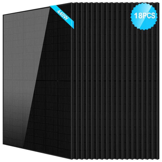 Sungold Power Solar Panels 18 SunGoldPower 440W Mono Black PERC Solar Panel