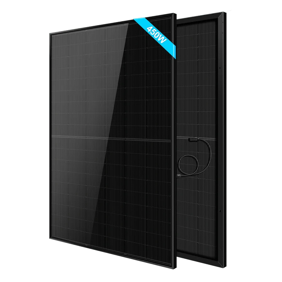 Sungold Power Solar Panels 2 SunGoldPower 450 Watt Bifacial N-Type Monocrystalline Solar Panel SGN-450-BBS UL61730 Certified by ETL
