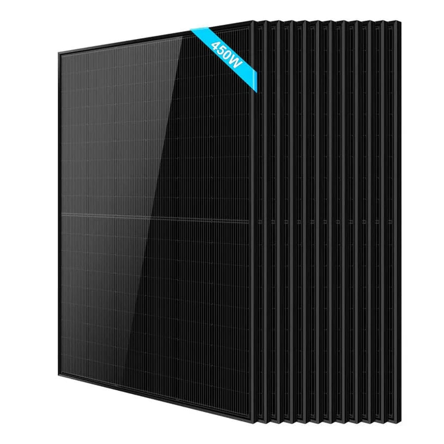 Sungold Power Solar Panels 12 SunGoldPower 450 Watt Bifacial N-Type Monocrystalline Solar Panel SGN-450-BBS UL61730 Certified by ETL