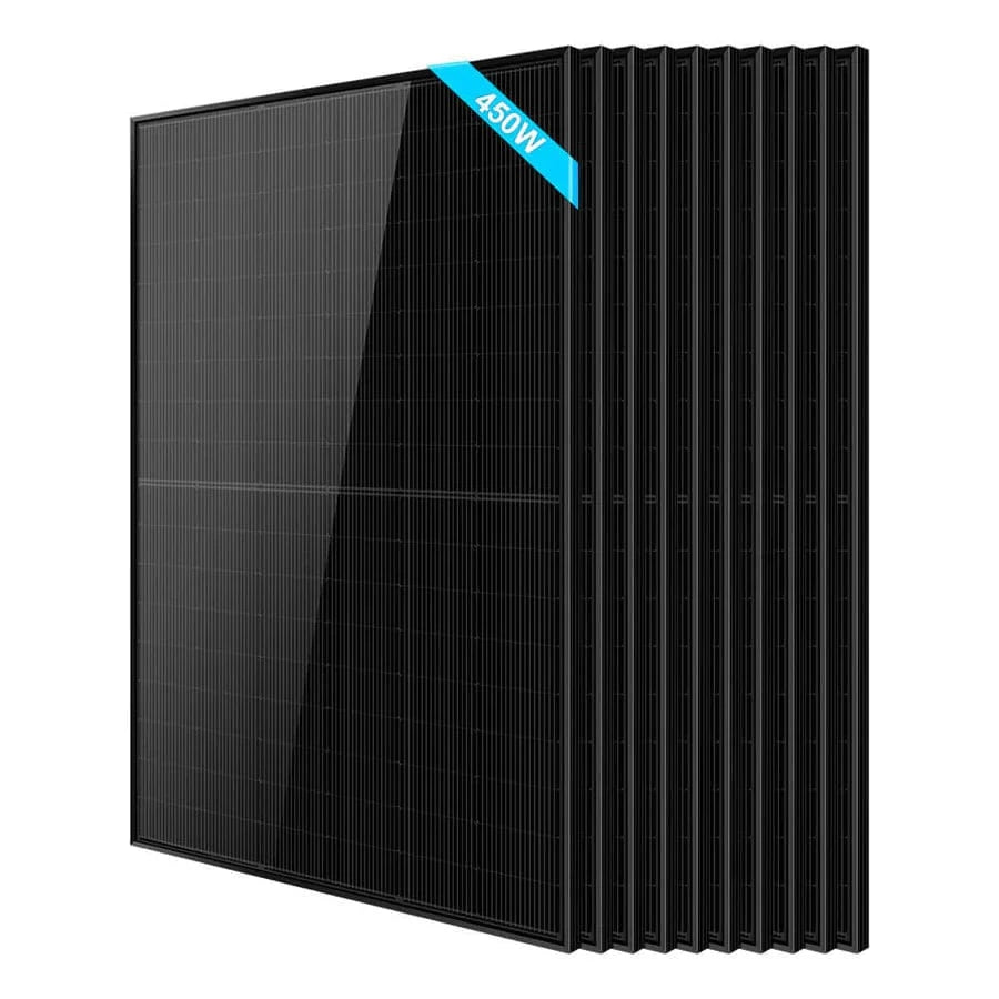 Sungold Power Solar Panels 10 SunGoldPower 450 Watt Bifacial N-Type Monocrystalline Solar Panel SGN-450-BBS UL61730 Certified by ETL
