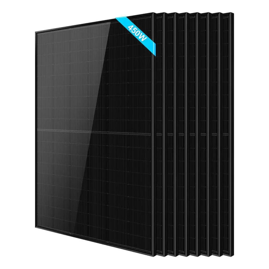Sungold Power Solar Panels 8 SunGoldPower 450 Watt Bifacial N-Type Monocrystalline Solar Panel SGN-450-BBS UL61730 Certified by ETL