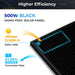 Sungold Power Solar Panels SunGoldPower 500W Mono Black PERC Solar Panel Full Pallet (32 Panels)