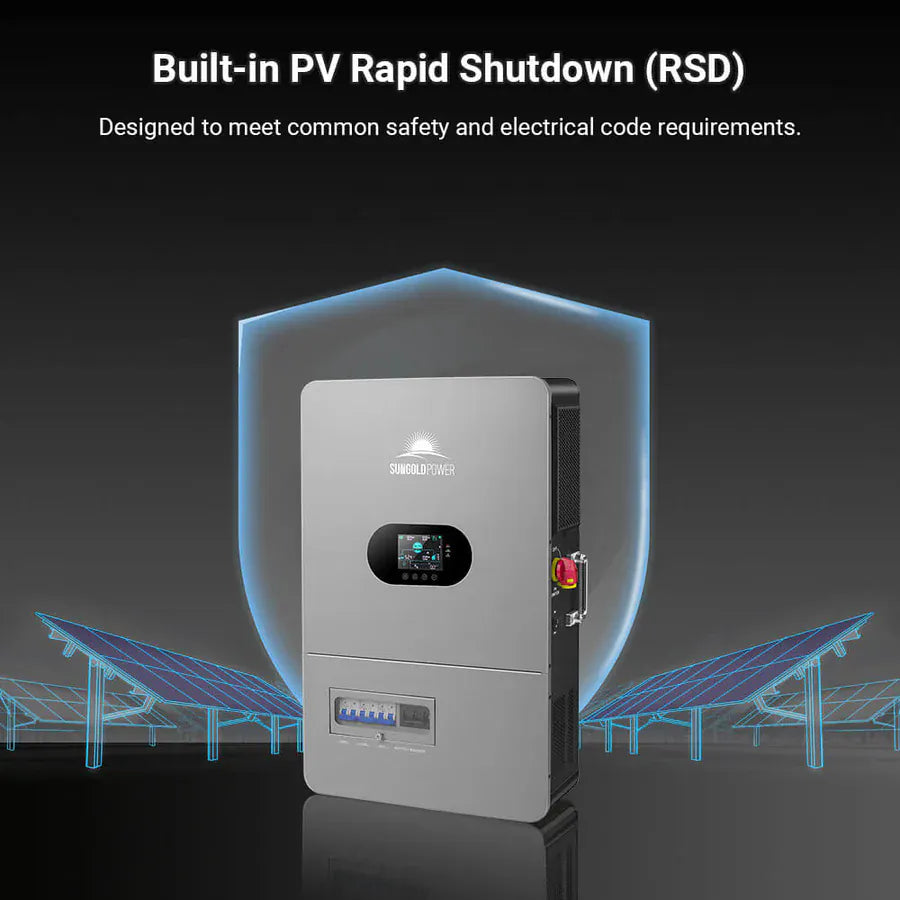 Sungold Power Solar Inverters SunGoldPower FR12K-B | 12KW All in One Off Grid Solar Inverter