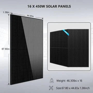 Sungold Power SunGoldPower SGH-11N2E | 11.4KW Hybrid Solar Kit | 48VDC | 20.48KWH Lithium Battery